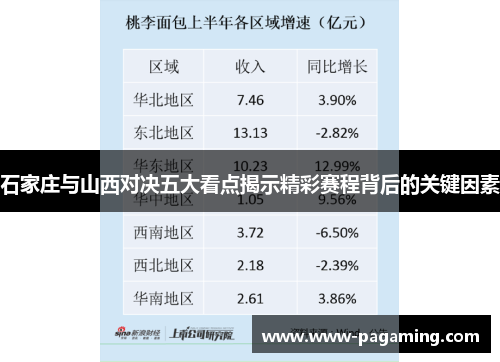 石家庄与山西对决五大看点揭示精彩赛程背后的关键因素