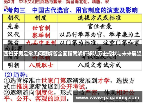 西班牙男足常见问题解答全面指南解析球队历史现状与未来展望