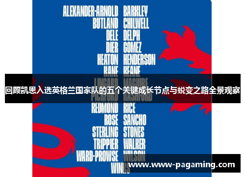 回顾凯恩入选英格兰国家队的五个关键成长节点与蜕变之路全景观察